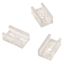 MINI ALU TRACK mounting clips, clear, 10 pieces thumbnail 2