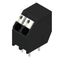 Printed circuit board terminals, 3.81 mm, Number of poles: 2, 135°, Solder pin length (l): 3.5 mm, black, PUSH IN with actuator, Clamping range, max. : 1.5 mm², Tape thumbnail 2