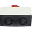 P3-100/I5/SVB/HI11 Main switch, P3, 100 A, surface mounting, 3 pole, 1 N/O, 1 N/C, Emergency switching off function, With red rotary handle and yellow locking ring, Lock thumbnail 35