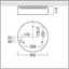 PERLUCE O LED3800-840 D450 LDE IP50 WH - diff. lum. with opal diffuser thumbnail 3