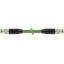 M8 male 0° / M8 male 0° A-cod. shielded PUR 1x4xAWG26 GN 60.0m thumbnail 2