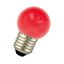 EcoPack LED Ball G45 E27 1W Red Bulk thumbnail 1