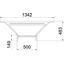 SLAA 1150 R3 FT Add-on tee for cable ladder 110x500 thumbnail 2