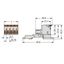 832-1102/306-000 1-conductor female connector; lever; Push-in CAGE CLAMP® thumbnail 2
