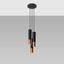 LOOPEZ 3P HANGING LAMP BLACK/COPPER GU10 3X40W IP20 thumbnail 3