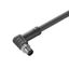 Power cable, One end without connector, M12, Number of poles : 4, 5 m, pin, 90&deg;, Shielded: No, LED: No, Sheath material: PUR, Halogen: No thumbnail 2
