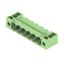 PCB plug-in connector, male header, Flange, THT solder connection, 5.08 mm, Number of poles: 6, 90°, Solder pin length (l): 3.2 mm, tinned, Pale green, Box thumbnail 2