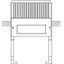 Embedded pedestal, CDC, building kit, size 0, 900 mm thumbnail 1