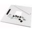 XSDMC0612-1-96 Door to switchgear area, Meter 96x96, HxW=600x1200mm, grey thumbnail 1