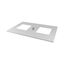 XTSZPTAF-W1350 Top plate for OpenFrame, fan, W=1350mm, grey thumbnail 5