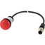 C22-L-R-24-P3 Indicator light, Flat, Cable (black) with M12A plug, 4 pole, 0.5 m, Lens Red, LED Red, 24 V AC/DC thumbnail 5