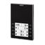 QMX3.P02-1BSC - Room operator unit KNX with temperature sensor, configurable touchkeys, LED display, black thumbnail 1
