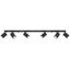 CEILING LAMP MERIDA 6L BLACK GU10 6X40W IP20 thumbnail 1