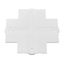 Splice cover recessed for XTS 34 -40 White thumbnail 1