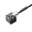 Valve cable (assembled), One end without connector - valve plug, Design A (18 mm), Cable length: 5 m, PVC, black thumbnail 1
