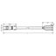 pre-assembled connecting cable Eca Plug/open-ended gray thumbnail 4