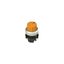 Illuminated knob selector, 3 positions orange with marking thumbnail 2