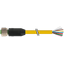 M12 female 0° A-cod. with cable TPE 5x18AWG ye UL/CSA. ITC/PLTC 7.5m thumbnail 2
