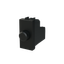 Resistive rotatory dimmer 127/230V - 1M - Matt Black thumbnail 2