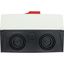 P3-100/I5/SVB/HI11 Main switch, P3, 100 A, surface mounting, 3 pole, 1 N/O, 1 N/C, Emergency switching off function, With red rotary handle and yellow locking ring, Lock thumbnail 22