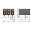 THR PCB terminal block push-button 1.5 mm² black thumbnail 2