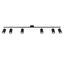 CEILING LAMP LEMMI 6L BLACK GU10 6X10W IP20 thumbnail 1