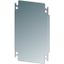 MPL-6080-CS Mounting plate, galvanized, for HxW=600x800mm thumbnail 1