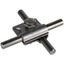 MV clamp StSt (V4A) f. Rd 10mm w. hexagon screw thumbnail 1
