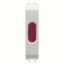 SINGLE INDICATOR LAMP - RED - 1/2 MODULE - GLOSSY WHITE - CHORUSMART thumbnail 3