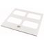 XLST5F124 Bottom-/top plate for F3A flanges, for WxD = 1200 x 400mm, IP55, grey thumbnail 1