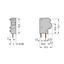 Stackable 2-conductor PCB terminal block 0.75 mm² Pin spacing 5/5.08 m thumbnail 3
