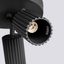 STYLISH BLACK CARBON CEILING LAMP ADJUSTABLE SPOTLIGHTS ON A 3XGU10 ROSEC thumbnail 8