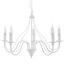 MINERVA CHANDELIER 5 WHITE E14 5X40W IP20 thumbnail 5