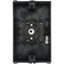 T3-4-15700/I2/SVB Main switch, T3, 32 A, surface mounting, 4 contact unit(s), 6 pole, 2 N/O, Emergency switching off function, With red rotary handle and yellow locking thumbnail 54