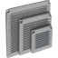 grille with plugs 100x100 grey thumbnail 1