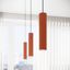 REFLECTORS ON A LONGITUDINAL CEILING STRIP IN RED COLOUR 6XGU10 CARBON thumbnail 9