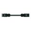 pre-assembled interconnecting cable B2ca Socket/plug black thumbnail 1
