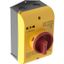 J40/R/N Main switch, 40 A, surface mounting, 3 pole + N, Emergency switching off function, With red rotary handle and yellow locking ring, Lockable in the 0 ( thumbnail 3
