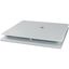 XTSZPTAV4-W1000 Top plate, ventilated, W=1000mm, IP42, grey thumbnail 2