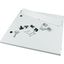 XMW3006CDC-B Front plate/door, below, H=750mm, IP55, grey thumbnail 4