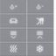 KNX pushbutton cover, 8-way, with backlight, A.x/C.x, titanium thumbnail 1