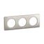 PLATE 3 GANG SATIN ALUMINIUM thumbnail 2