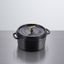 COCOTTE / 11.02 INCHES / CROSS / STAUB / BLACK / BRASS thumbnail 1