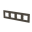 Frame 4-gang - ABB logo - Anthracite thumbnail 2