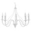 MINERVA CHANDELIER 5 WHITE E14 5X40W IP20 thumbnail 1