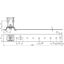 Roof conductor holder DEHNgrip Al/StSt H 20mm Rd 8mm w. brace L 205mm thumbnail 2