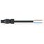 pre-assembled connecting cable Eca Plug/open-ended black thumbnail 2