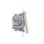 SOON ON SALE, single earial socket type "F", (module), Simon 24, IP20/IP44, cashmere thumbnail 1