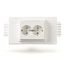 Socket connection accessory 3-ph, 2-gang, rot. thumbnail 1