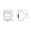 Modular analogue voltmeter 500VAC thumbnail 3
